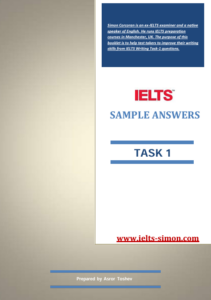 IELTS Task 1 sample answers