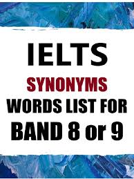 Synonyms Word List