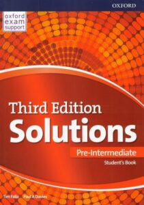 دانلود نمونه سوالات Solutions Pre-Intermediate tests ویرایش سوم
