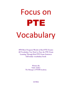Focus on PTE Vocabulary