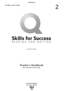 دانلود کتاب معلم Q Skills for Success 2 : Reading and Writing Teacher’s Handbook ویرایش سوم