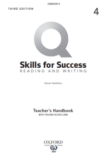 دانلود کتاب معلم Q Skills for Success 4 : Reading and Writing Teacher’s Handbook ویرایش سوم