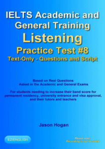 IELTS Academic and General Training Listening Practice Test #8