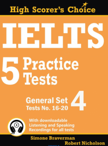 IELTS 5 Practice Tests, General Set 4 – Tests No. 15-20