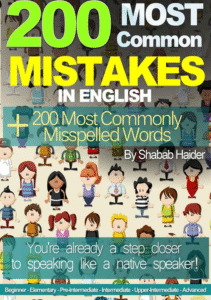 200Most Common Mistakes in English Plus 200 Most Commonly Misspelled Words 